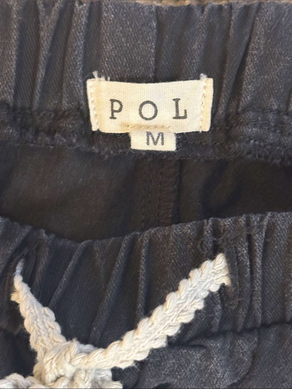 POL Black Joggers with Star Patch Detailing - Picture 2 of 6